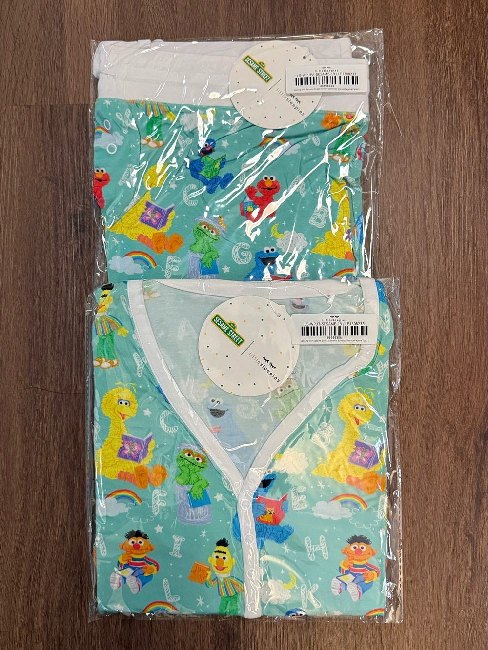 Little Sleepies Women’s Sesame Street LS PJ Set (L)